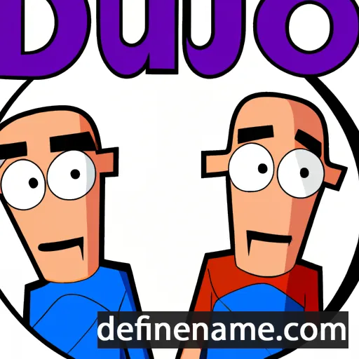 cartoon of the name Duo