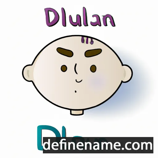 cartoon of the name Duolan