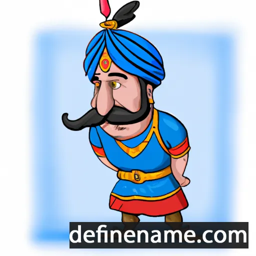 cartoon of the name Dur-e-Shahwar