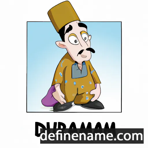 cartoon of the name Durahman