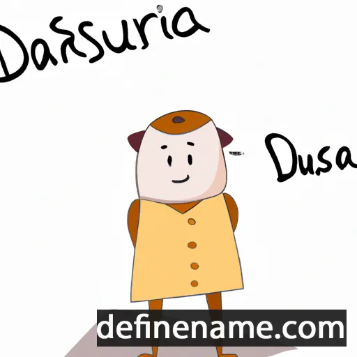 cartoon of the name Duransa