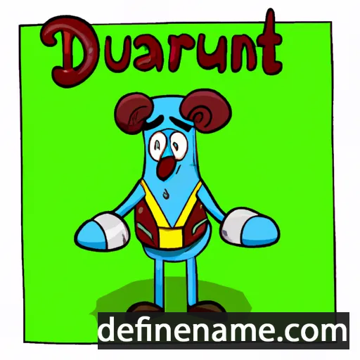 cartoon of the name Duranti