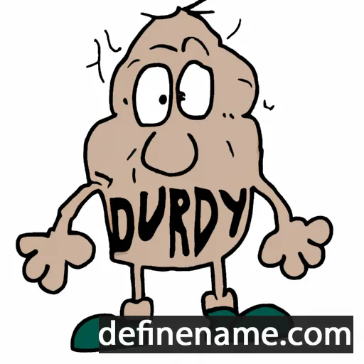 cartoon of the name Durdy