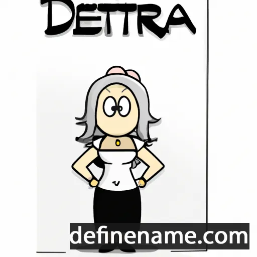 cartoon of the name Duretta