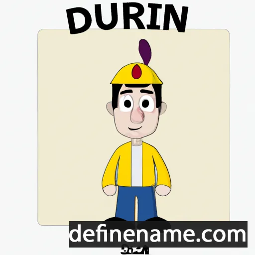 cartoon of the name Dursun