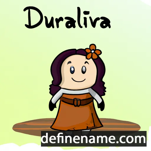 Durvalina cartoon