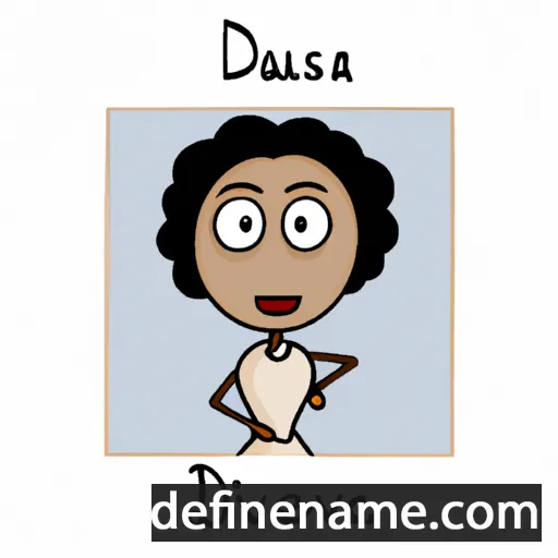 cartoon of the name Duvessa