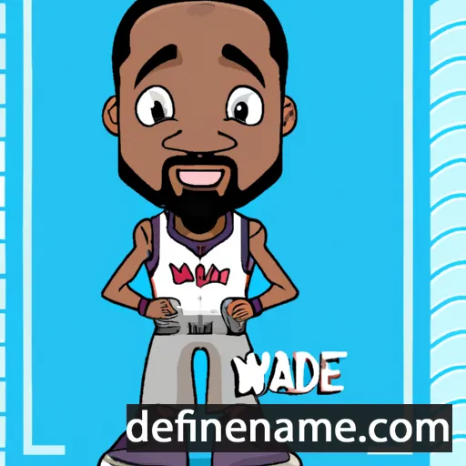 cartoon of the name Dwade