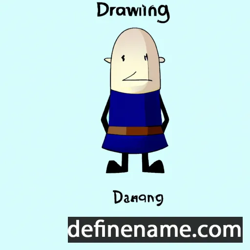 cartoon of the name Dwarding