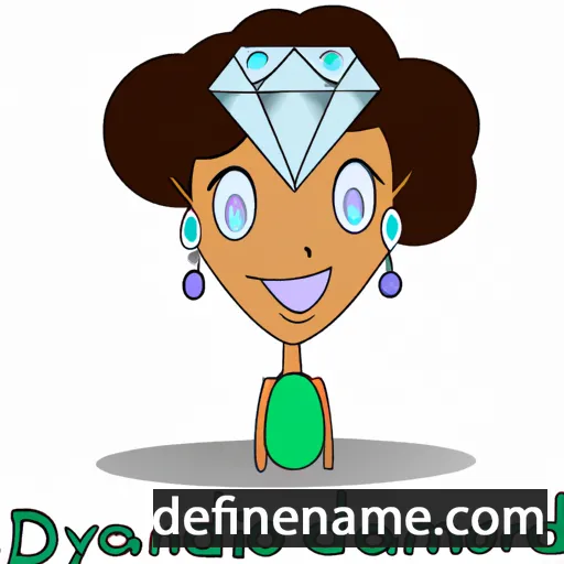 Dyamond cartoon