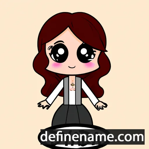 cartoon of the name Dyandra