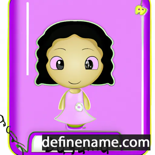 cartoon of the name Dyanna