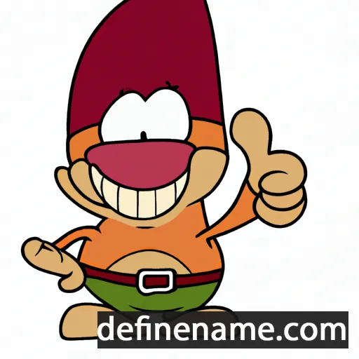 cartoon of the name Dykwon