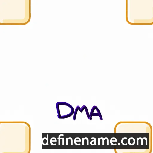 cartoon of the name Dymfna