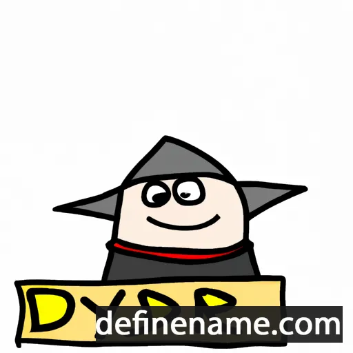 cartoon of the name Dyr