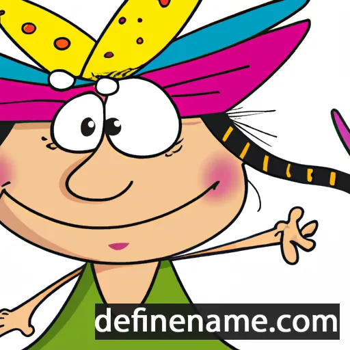 cartoon of the name Džemila