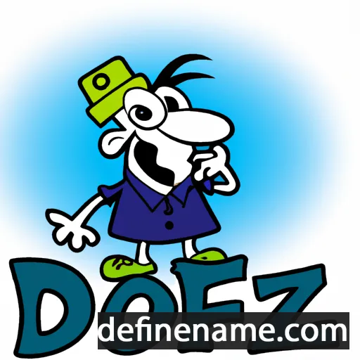 cartoon of the name Džozef