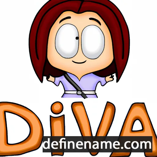 Dziva cartoon