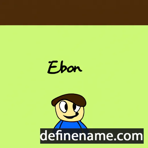 cartoon of the name Ébroïn