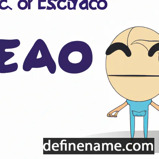 cartoon of the name Eaco