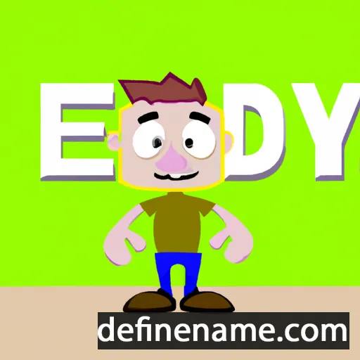 cartoon of the name Eaddy