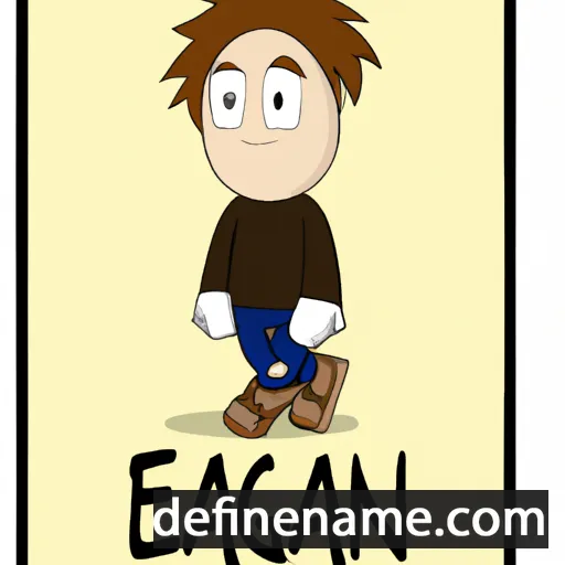 cartoon of the name Eagan