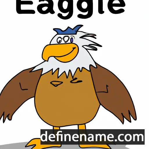 cartoon of the name Eagle