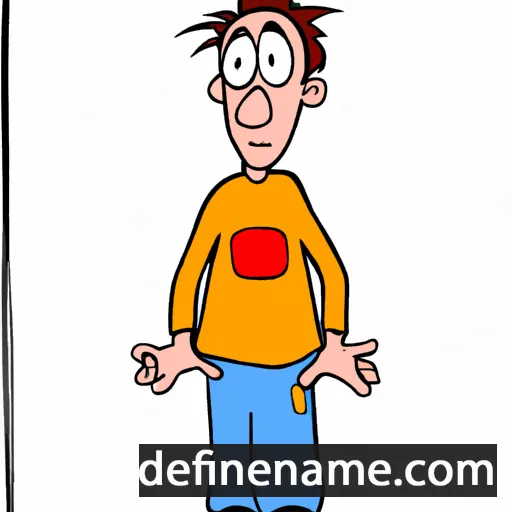 cartoon of the name Ealdo