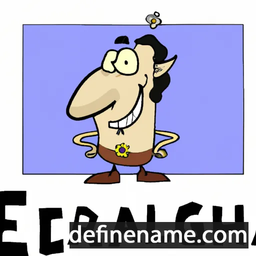 cartoon of the name Earghall