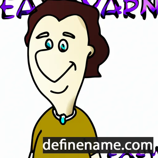 cartoon of the name Earlyn