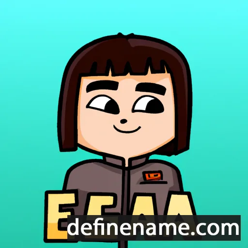 cartoon of the name Easa