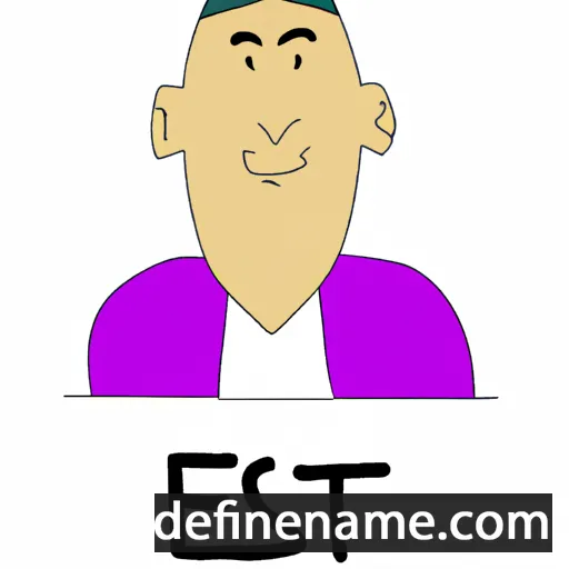 cartoon of the name East