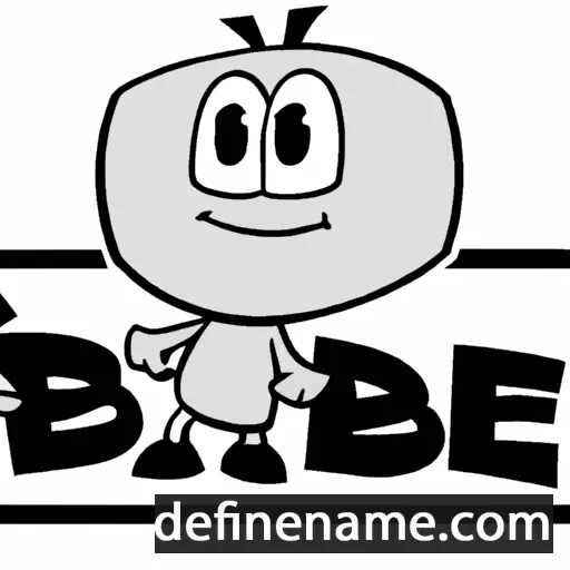 cartoon of the name Ebbe