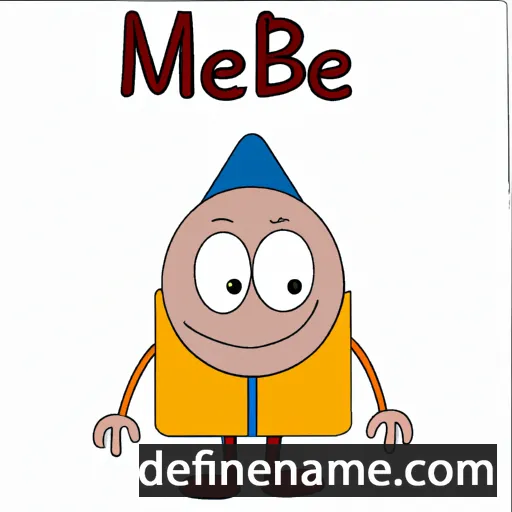 cartoon of the name Ebed-meleck