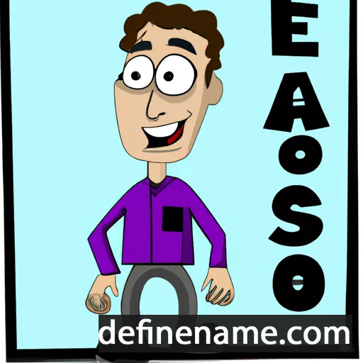 cartoon of the name Eberson