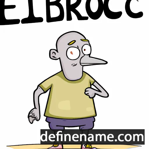 cartoon of the name Eboric