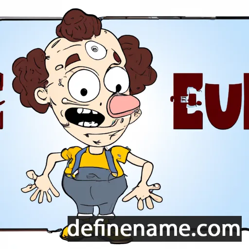 cartoon of the name Ebrulfo