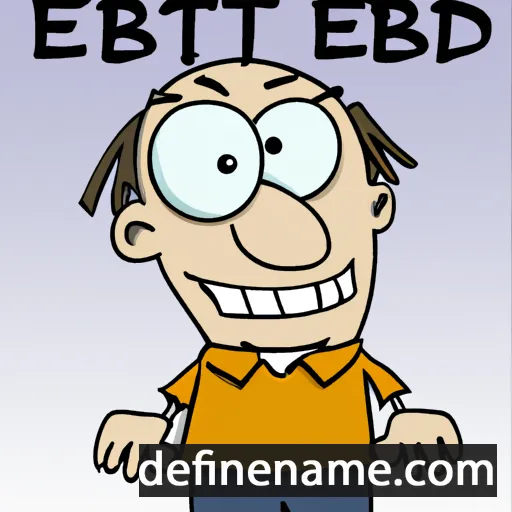 cartoon of the name Edbert