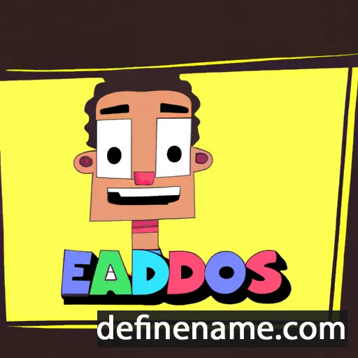 cartoon of the name Edcarlos