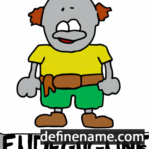 cartoon of the name Edelgunde