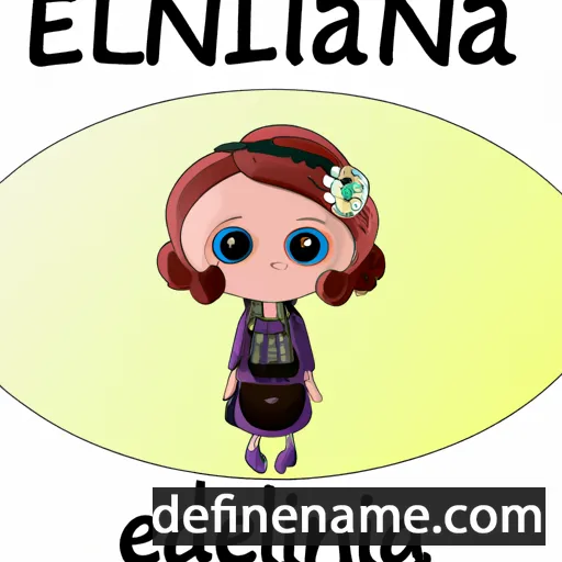 Edelina cartoon