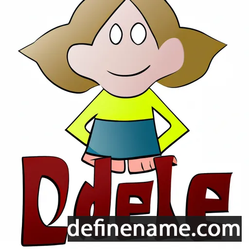 cartoon of the name Edelke