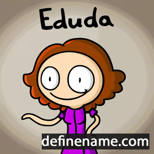 Edeltruda cartoon