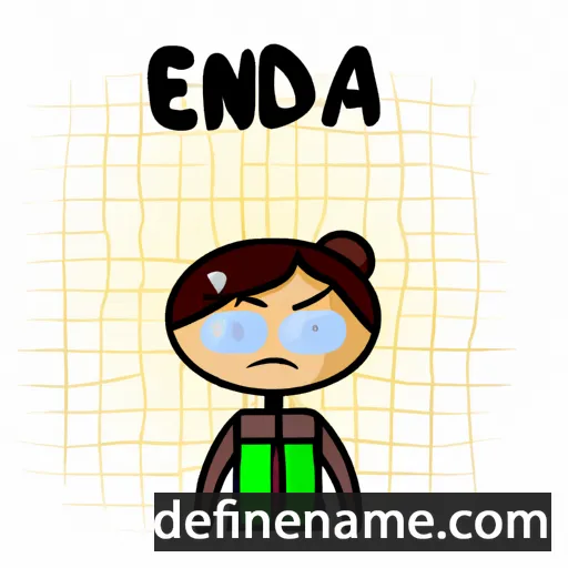 cartoon of the name Edena