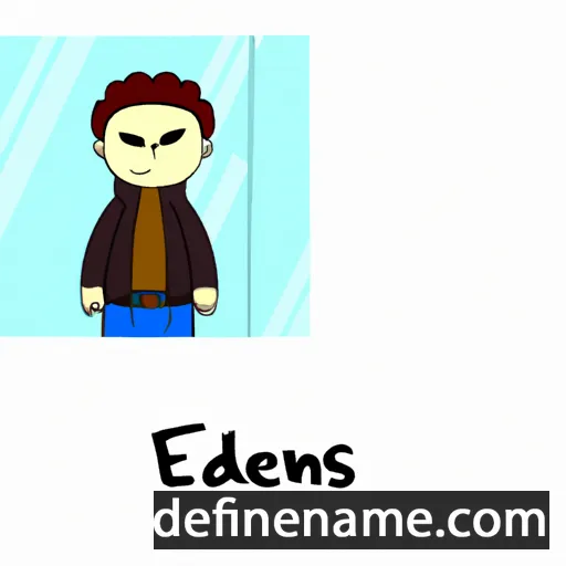 cartoon of the name Edenas