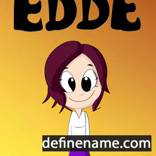 cartoon of the name Edesie