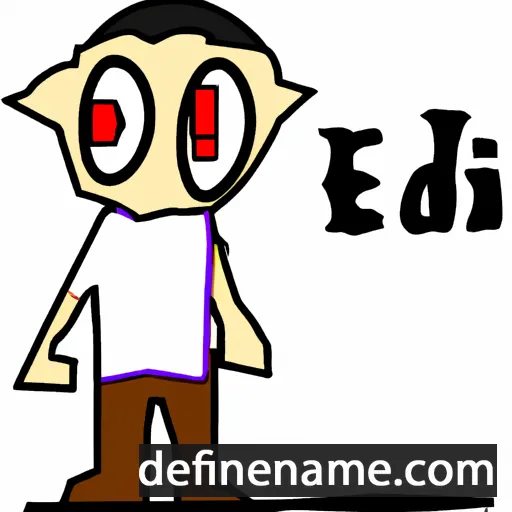 cartoon of the name Edhie