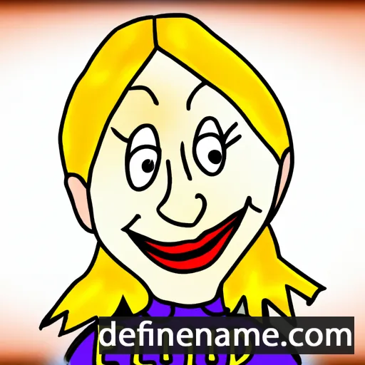 cartoon of the name Edhild