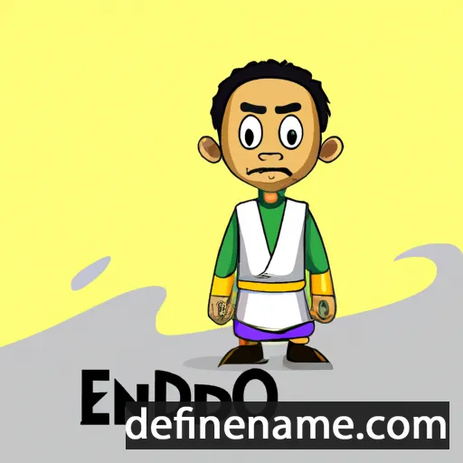 cartoon of the name Edidiong