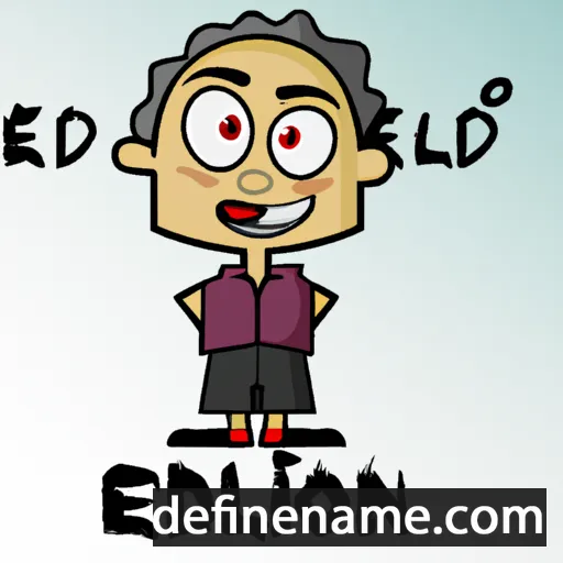 cartoon of the name Edielson